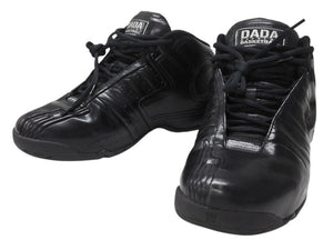 希少 DADA SUPREME ダダ シュプリーム スピナー1 ハイカットスニーカー DA1610008 ブラック シルバー サイズ27.5cm 美品 中古 4b004715 