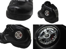 画像をギャラリービューアに読み込む, 希少 DADA SUPREME ダダ シュプリーム スピナー1 ハイカットスニーカー DA1610008 ブラック シルバー サイズ27.5cm 美品 中古 4b004715 