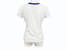 Load image into Gallery viewer, 極美品 Christian Dior クリスチャンディオール J&#39;ADORE ジャドール リンガーTシャツ 4E16155594 サイズ42 ホワイト ブルー 中古 4b004716