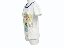 Load image into Gallery viewer, 極美品 Christian Dior クリスチャンディオール J&#39;ADORE ジャドール リンガーTシャツ 4E16155594 サイズ42 ホワイト ブルー 中古 4b004716