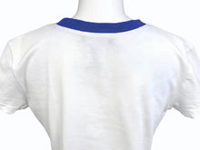 Load image into Gallery viewer, 極美品 Christian Dior クリスチャンディオール J&#39;ADORE ジャドール リンガーTシャツ 4E16155594 サイズ42 ホワイト ブルー 中古 4b004716