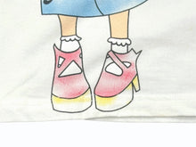 Load image into Gallery viewer, 極美品 Christian Dior クリスチャンディオール J&#39;ADORE ジャドール リンガーTシャツ 4E16155594 サイズ42 ホワイト ブルー 中古 4b004716