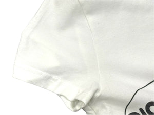 極美品 Christian Dior クリスチャンディオール J'ADORE ジャドール リンガーTシャツ 4E16155594 サイズ42 ホワイト ブルー 中古 4b004716