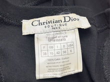 Load image into Gallery viewer, 極美品 Christian Dior クリスチャンディオール タンクトップ 5P16155973 サイズ38 ピースマーク ラインストーン ガリアーノ期 中古 4b004717