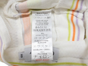 Dior ディオール キャミソール キッズ メッシュ Diorロゴ コットン エラスタン サイズ4A 美品 中古 4b004718