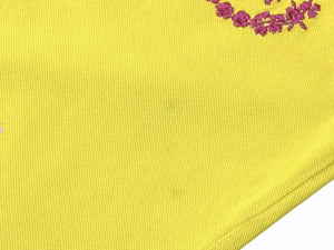 Christian Dior クリスチャンディオール タンクトップ ノースリーブ 4A16155910 サイズ38 フラワーモチーフ プリント 刺繍 良品 中古 4b004719