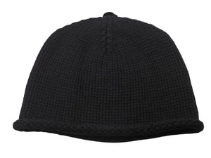 極美品 CHROME HEARTS クロムハーツ BEANIE CASH BS FLARE BSフレアパッチ ビーニー ニットキャップ 310215-B ブラック 中古 4b004721
