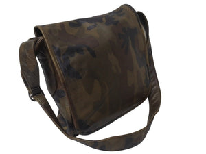 CHROME HEARTS クロムハーツ メールバッグ ショルダーバッグ ガンスリンガー ダガージップ レザー シルバー925 カモフラ柄 美品 中古 4b004723