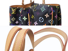 画像をギャラリービューアに読み込む, LOUIS VUITTON ルイヴィトン オーレリアGM トートバッグ M40101 モノグラム マルチカラー ブラック 村上隆 美品 中古 4b004726