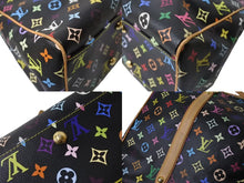 画像をギャラリービューアに読み込む, LOUIS VUITTON ルイヴィトン オーレリアGM トートバッグ M40101 モノグラム マルチカラー ブラック 村上隆 美品 中古 4b004726