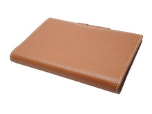 Load image into Gallery viewer, HERMES エルメス アジェンダ クシュベル カバー メモ帳 ペン付き ブラウン レザー 美品 中古 4b004727