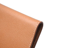 Load image into Gallery viewer, HERMES エルメス アジェンダ クシュベル カバー メモ帳 ペン付き ブラウン レザー 美品 中古 4b004727