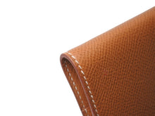 Load image into Gallery viewer, HERMES エルメス アジェンダ クシュベル カバー メモ帳 ペン付き ブラウン レザー 美品 中古 4b004727