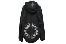 Load image into Gallery viewer, CHROME HEARTS クロムハーツ Old Horseshoe Pullover Hoodie ホースシュー プルオーバーパーカー チャコール サイズXL 良品 中古 4b004732