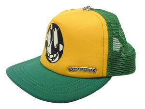 極美品 CHROME HEARTS クロムハーツ MATTY BOY マッティボーイ SMILEY スマイリー トラッカー メッシュキャップ SEX RECORDS 中古 4b004739
