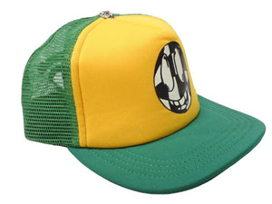 極美品 CHROME HEARTS クロムハーツ MATTY BOY マッティボーイ SMILEY スマイリー トラッカー メッシュキャップ SEX RECORDS 中古 4b004739
