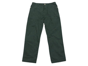 CHROME HEARTS クロムハーツ コットンパンツ サイズ34 クロスボールボタン ホースシュー シルバー925 グリーン 美品 中古 4b004742