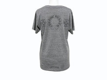 Load image into Gallery viewer, CHROME HEARTS クロムハーツ 半袖Ｔシャツ ホースシュー RN#95024 グレー コットン ポリエステル レーヨン サイズM 美品 中古 4b004743