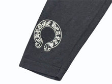 Load image into Gallery viewer, CHROME HEARTS クロムハーツ レギンス ホースシュー コットン ポリウレタン ブラック サイズS 美品 中古 4b004744