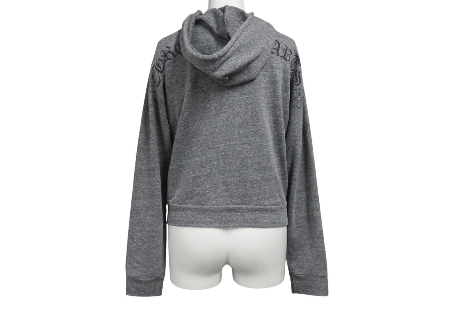 【CHROME HEARTS】レディース　バックダガープリント　パーカー CHROME HEARTS クロムハーツ パーカー バックアーチロゴプリント