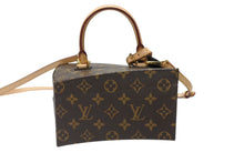 画像をギャラリービューアに読み込む, 新品同様 LOUIS VUITTON ルイヴィトン ツイステッドボックス 2WAYバッグ M40275 フランクゲーリー ブラウン ゴールド 中古 4b004746