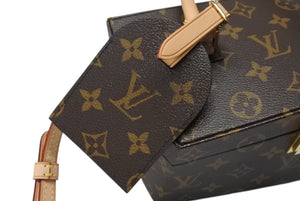 新品同様 LOUIS VUITTON ルイヴィトン ツイステッドボックス 2WAYバッグ M40275 フランクゲーリー ブラウン ゴールド 中古 4b004746
