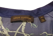 Load image into Gallery viewer, 極美品 LOUIS VUITTON ルイヴィトン 16SS パンサー シルク パジャマシャツ キムジョーンズ期 シルク ネイビー サイズS 中古 4b004747