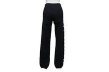 Load image into Gallery viewer, 極美品 CHROME HEARTS クロムハーツ スウェットパンツ セメタリークロスプリント コットン ブラック ホワイト サイズXS 中古 4b004751
