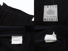 画像をギャラリービューアに読み込む, Yohji Yamamoto impermeable ヨウジヤマモト アンペリメアブル 希少 チェスターコート ウール ネイビー サイズ50 美品 中古 4b004756