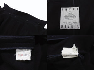 Yohji Yamamoto impermeable ヨウジヤマモト アンペリメアブル 希少 チェスターコート ウール ネイビー サイズ50 美品 中古 4b004756