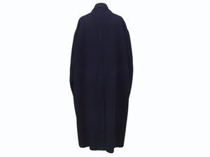 Yohji Yamamoto impermeable ヨウジヤマモト アンペリメアブル 希少 チェスターコート ウール ネイビー サイズ50 美品 中古 4b004756