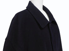 画像をギャラリービューアに読み込む, Yohji Yamamoto impermeable ヨウジヤマモト アンペリメアブル 希少 チェスターコート ウール ネイビー サイズ50 美品 中古 4b004756