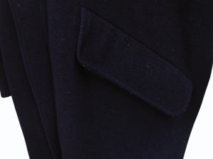 Yohji Yamamoto impermeable ヨウジヤマモト アンペリメアブル 希少 チェスターコート ウール ネイビー サイズ50 美品 中古 4b004756