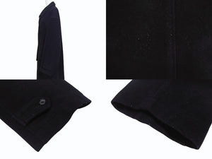 Yohji Yamamoto impermeable ヨウジヤマモト アンペリメアブル 希少 チェスターコート ウール ネイビー サイズ50 美品 中古 4b004756