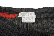 画像をギャラリービューアに読み込む, 極美品 PLEATS PLEASE プリーツプリーズ イッセイミヤケ プリーツパンツ 花柄 PP22-JF757 ポリエステル ブラック サイズ1 中古 4b004760