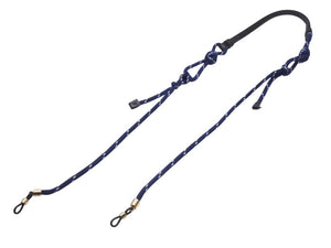 MIU MIU ミュウミュウ サングラス サングラス グラスコード ストラップ ネイビー ゴールド金具 美品 中古 4b004771 
