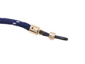 MIU MIU ミュウミュウ サングラス サングラス グラスコード ストラップ ネイビー ゴールド金具 美品 中古 4b004771 