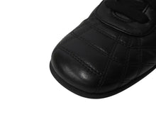 画像をギャラリービューアに読み込む, MIU MIU ミュウミュウ 21SS Heel Leather Sneaker ヒールレザースニーカー ミッドヒール ナッパレザー ブラック サイズ37 1/2 美品 中古 4b004772