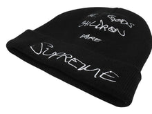 Load image into Gallery viewer, SUPREME シュプリーム 22SS God&#39;s Chilren Beanie ビーニー ニット帽 アクリル ブラック 美品 中古 4b004777