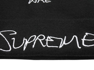 SUPREME シュプリーム 22SS God's Chilren Beanie ビーニー ニット帽 アクリル ブラック 美品 中古 4b004777