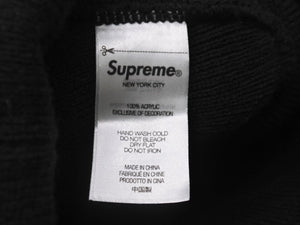 SUPREME シュプリーム 22SS God's Chilren Beanie ビーニー ニット帽 アクリル ブラック 美品 中古 4b004777