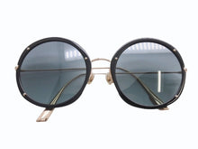 Load image into Gallery viewer, CHRISTIAN DIOR クリスチャンディオール HYPNOTIC1 ヒプノティック1 サングラス 2M 211 ブラック ゴールド サイズ56□23 145 美品 中古 4b004778