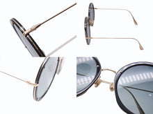 Load image into Gallery viewer, CHRISTIAN DIOR クリスチャンディオール HYPNOTIC1 ヒプノティック1 サングラス 2M 211 ブラック ゴールド サイズ56□23 145 美品 中古 4b004778
