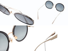 Load image into Gallery viewer, CHRISTIAN DIOR クリスチャンディオール HYPNOTIC1 ヒプノティック1 サングラス 2M 211 ブラック ゴールド サイズ56□23 145 美品 中古 4b004778