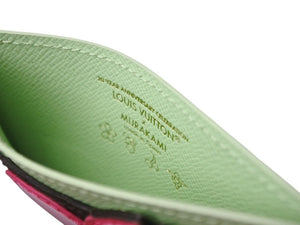 新品未使用 LOUIS VUITTON ルイヴィトン ポルト カルト サーンプル カードケース M13429 モノグラム チェリーブロッサム 村上隆 中古 4b004781
