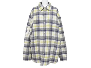 JIL SANDER+ ジルサンダープラス シャツジャケット J47BN0008J40012 アルパカウール チェック マルチカラー サイズ48 美品 中古 4b004782