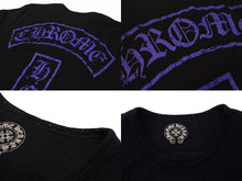 Load image into Gallery viewer, CHROME HEARTS クロムハーツ サーマル長袖Ｔシャツ オールドスクロールロゴ RN#95024 コットン ポリエステル ブラック サイズS 美品 中古 4b004791