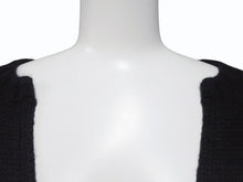 Load image into Gallery viewer, JIL SANDER ジルサンダー ニット Vネックセーター フェザーウェイト カシミヤ ブラック サイズ36 美品 中古 4b004795