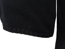 Load image into Gallery viewer, JIL SANDER ジルサンダー ニット Vネックセーター フェザーウェイト カシミヤ ブラック サイズ36 美品 中古 4b004795