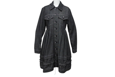 極美品 CECILIE BAHNSEN セシリーバーンセン VERONA DRESS ドレス コットン ブラック ピンク サイズ2 中古 4b004796